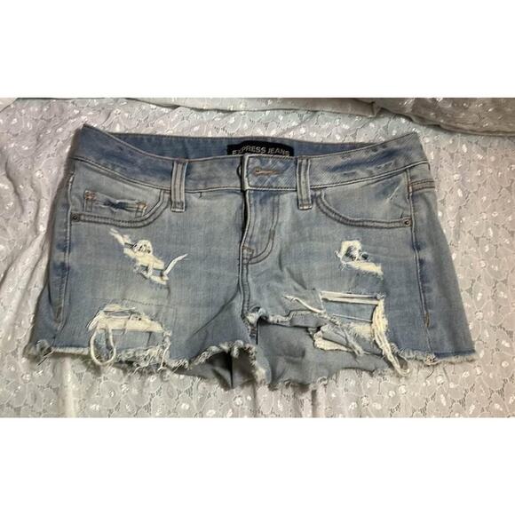 Express Denim cutoffs - Picture 1 of 3